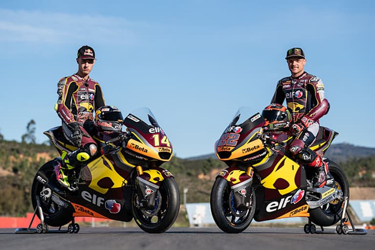 Das MarcVDS-Team mit Tony Arbolino (li.) und Sam Lowes bleibt 2023 unverändert