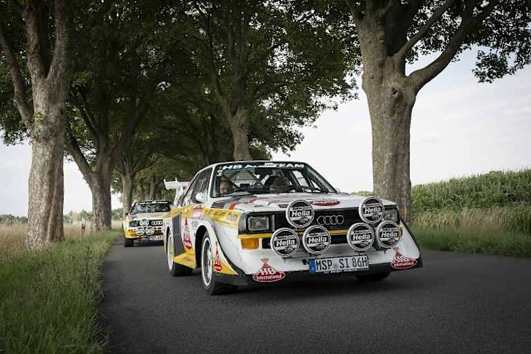 Die Audi quattro sind ein Hingucker