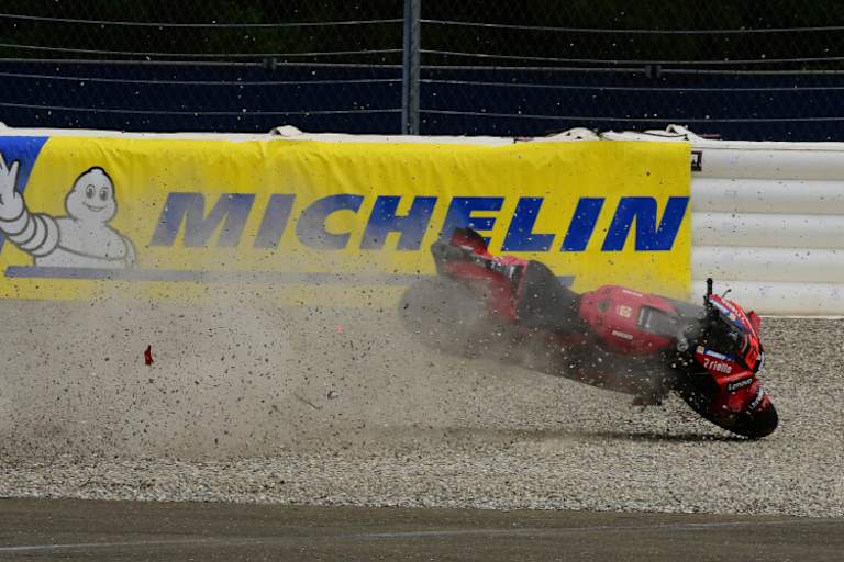 Seine GP22 musste in Windeseile repariert werden