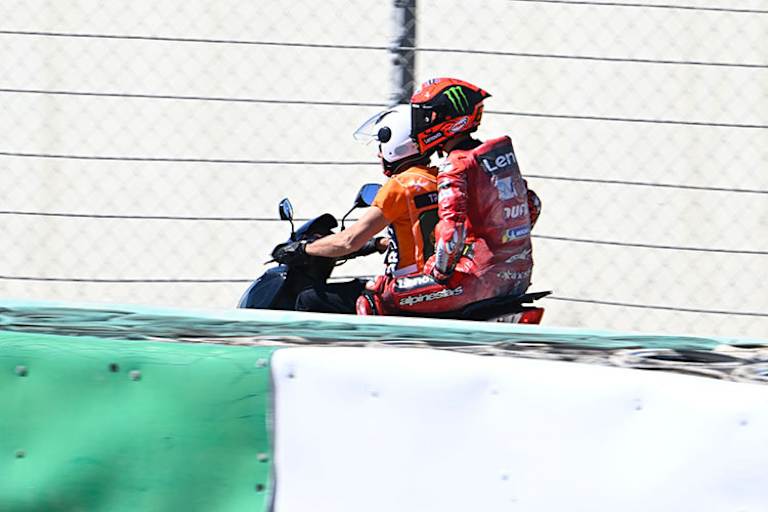 Nach drei Rennstürzen führt Bagnaia nur knapp die WM-Tabelle an