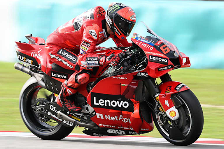 Pecco Bagnaia in Sepang