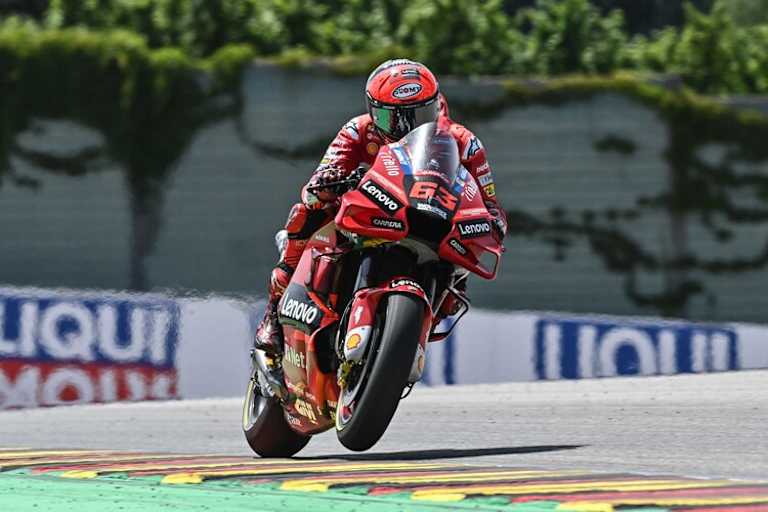 Pecco Bagnaia liegt zur Sommerpause auf WM-Position 4