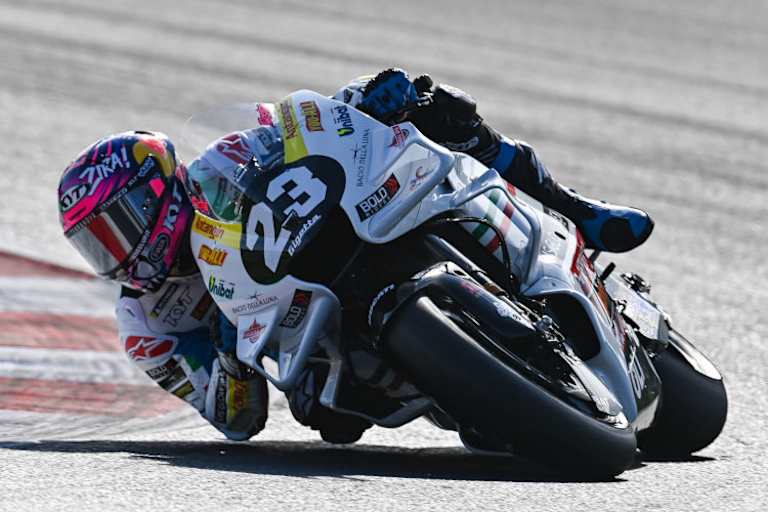 Enea Bastianini am Sonntagmorgen in Misano