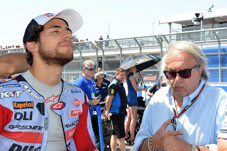Enea Bastianini mit Carlo Pernat