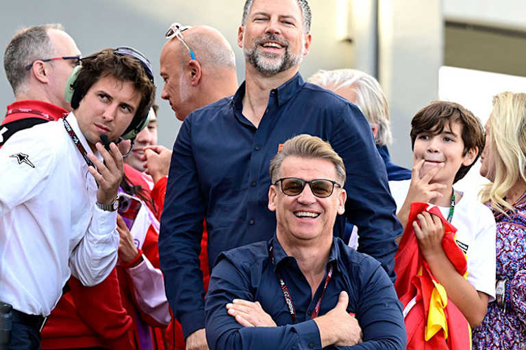 Vorne: Pit Beirer, dahinter Jens Hainbach