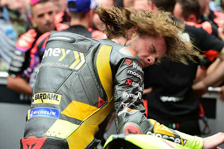 Sensationeller Zweiter: MotoGP-Rookie und Rossi-Schützling Marco Bezzecchi