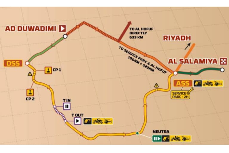 Die 3. Etappe der Dakar 2024