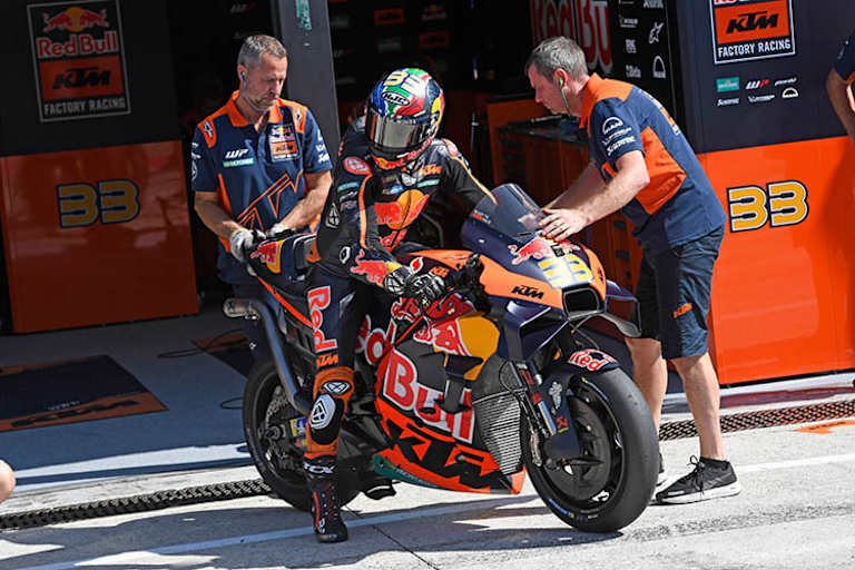 Brad Binder: Neue Motorversion und neue Hinterrad-Dämpfung