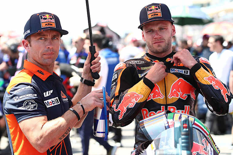 Brad Binder am Grid: Dann wieder 5 kostbare Punkte gesammelt