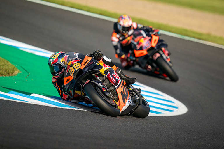 Motegi-Sprint: Brad Binder (33) und Jack Miller landeten auf den Plätzen 2 und 4