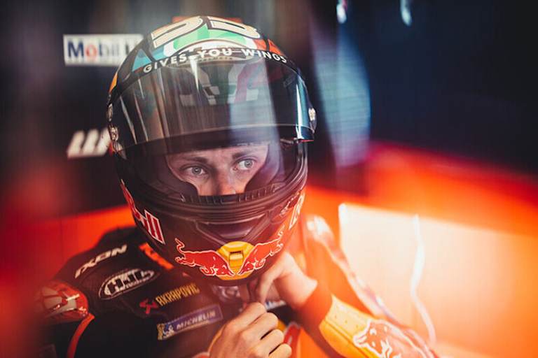 Brad Binder verlor am Freiatg 0,554 sec auf Jorge Martin (Ducati)