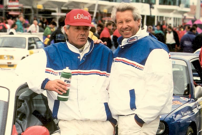 Rainer Braun und Karl Senne 1993 am Nürburgring