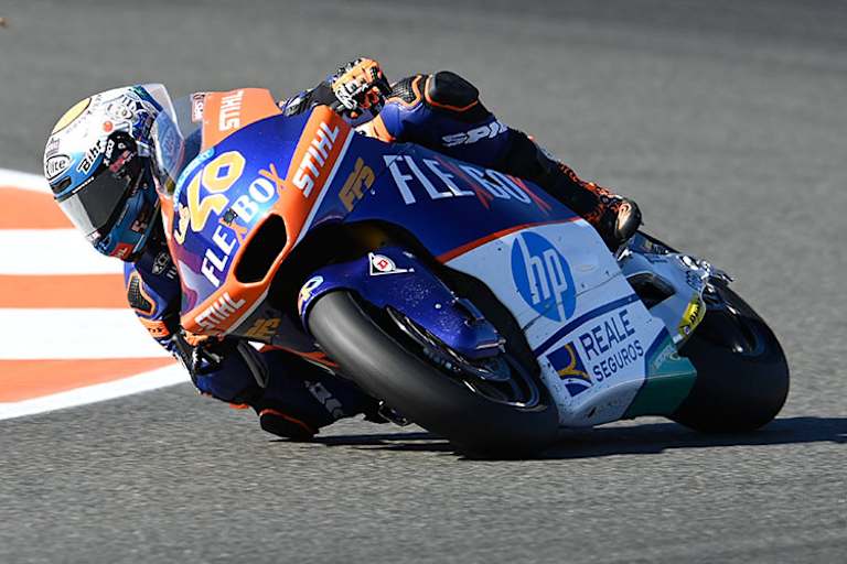 Aron Canet auf der Kalex des Flexbow-HP40-Teams