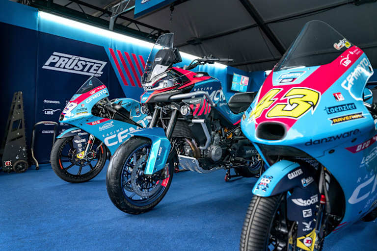 Das GP-Design an der 800MT