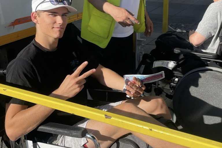 Chambers musste ins Krankenhaus abtransportiert werden