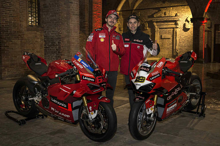 Pecco Bagnaia und Álvaro Bautista