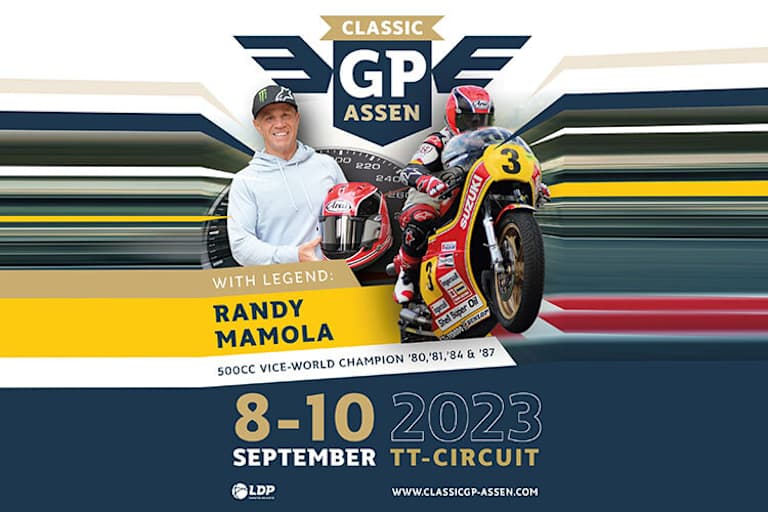 Mamola zählt zu den Stars des Classic-Events in Assen