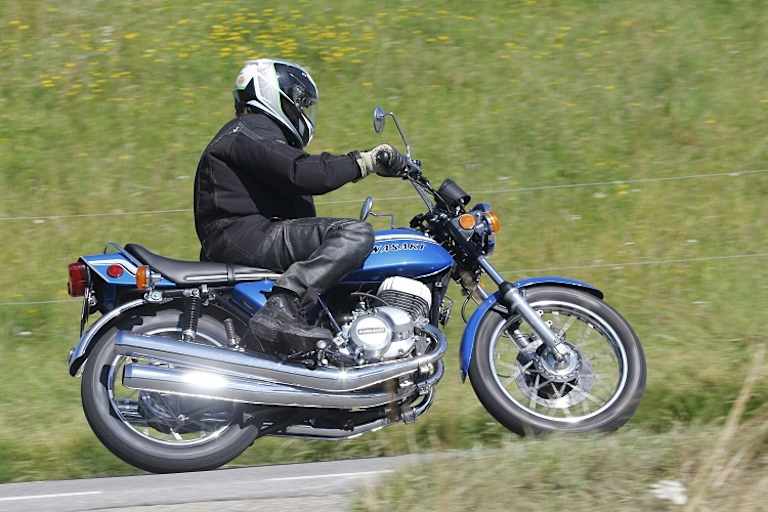 Motorrad mit Baujahr 1972: Damals gab es noch gar keine Möglichkeit ein Motorrad zu kaufen, dass eine Crit'Air-Vignette erhalten kann