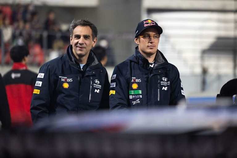Cyril Abiteboul und Thierry Neuville