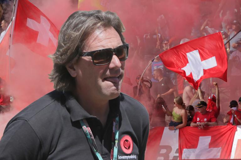 Ex-Weltmeister Yves Demaria trainiert mit Valentin Guillod