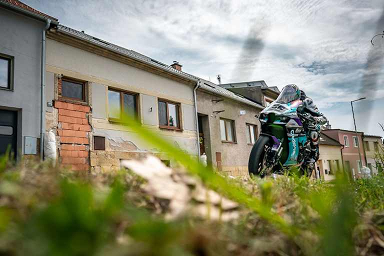 Joey den Besten beim Hauseckenrennen der IRRC in Horice/CZ 