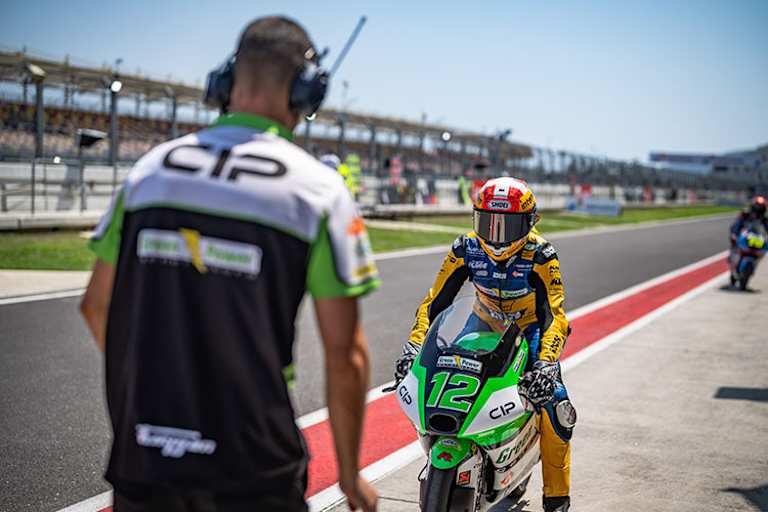 Noah Dettwiler auf dem Mandalika Circuit