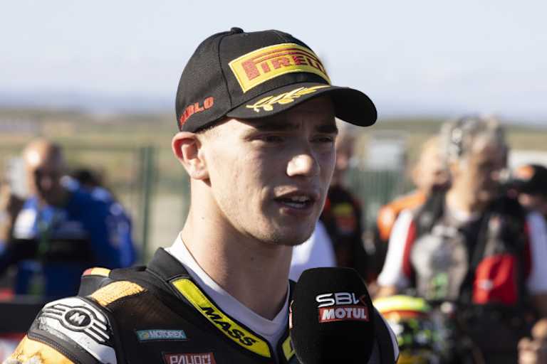 Nach dem Sturz am Samstag war Dirk Geiger geknickt