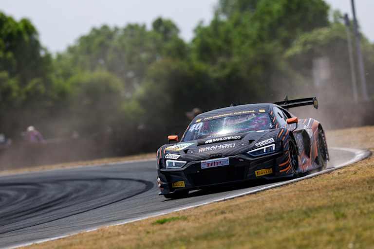  Der Italiener beim DTM-Auftakt in Oschersleben im Tresor Orange1 Audi, der von Attempto Racing eingesetzt wird