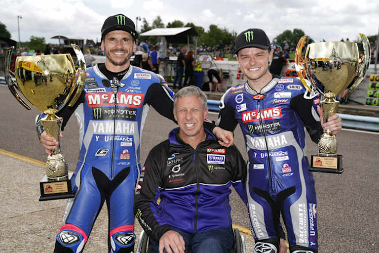 O'Halloran, Steve Rodgers und Tarran Mackenzie 2021 (vlnr)