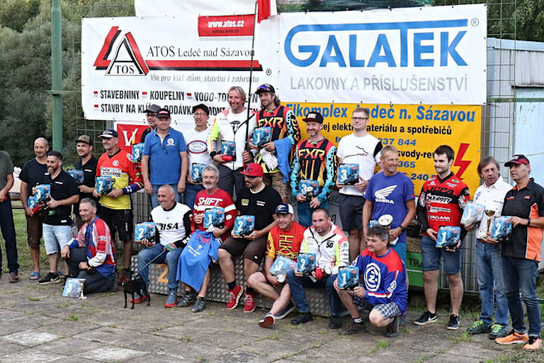 Die Sieger aller Klassen in Ledec nad Sazavou