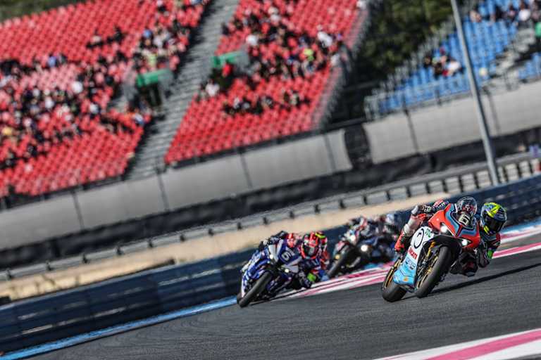 Xavi Fores führte lange für ERC-Ducati