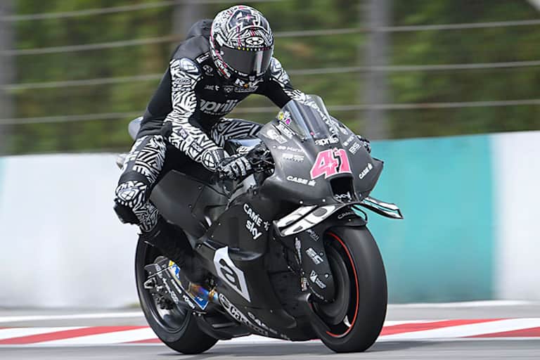 Alex Espargaró beim Sepang-Test 2022: Platz 6
