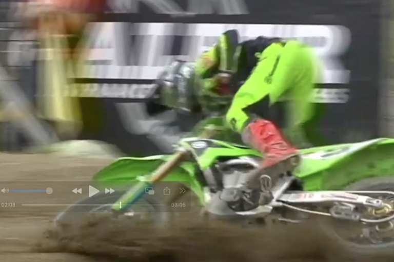 Romain Febvre stürzte im Qualifikationsrennen