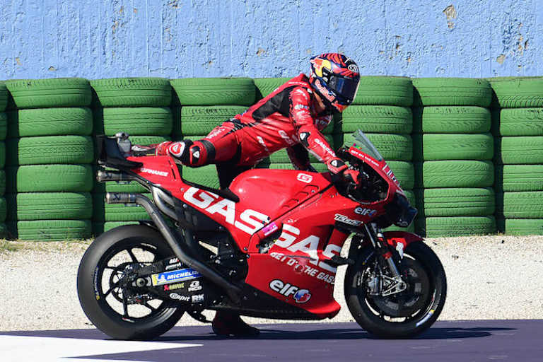 Der GASGAS-Tech3-KTM-Pilot konnte danach weiterfahren