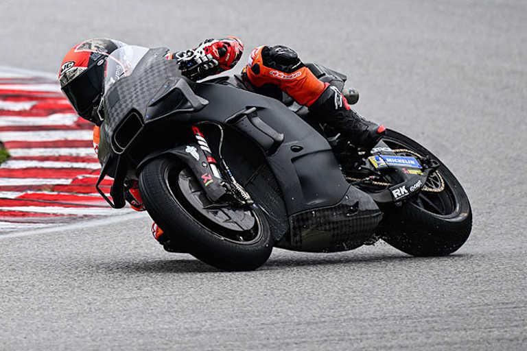 Jonas Folger auf der GASGAS beim Sepang-Test im Februar