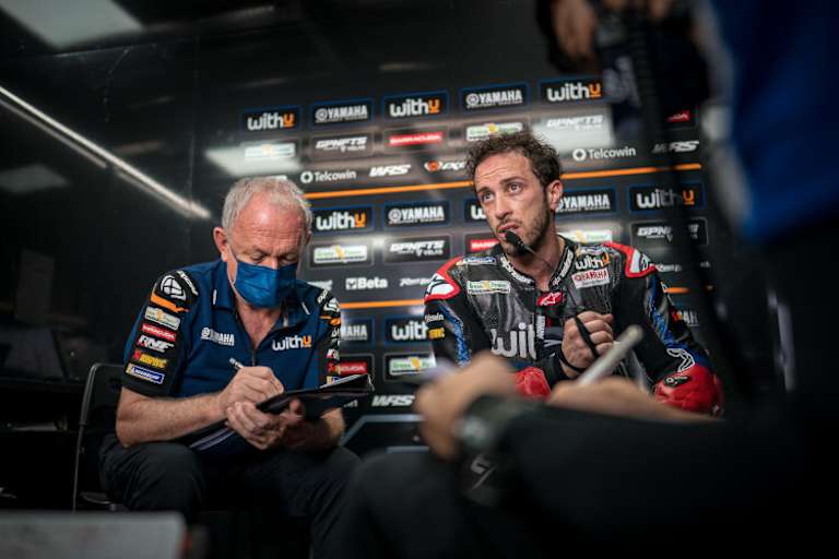Ramon Forcada mit Andrea Dovizioso