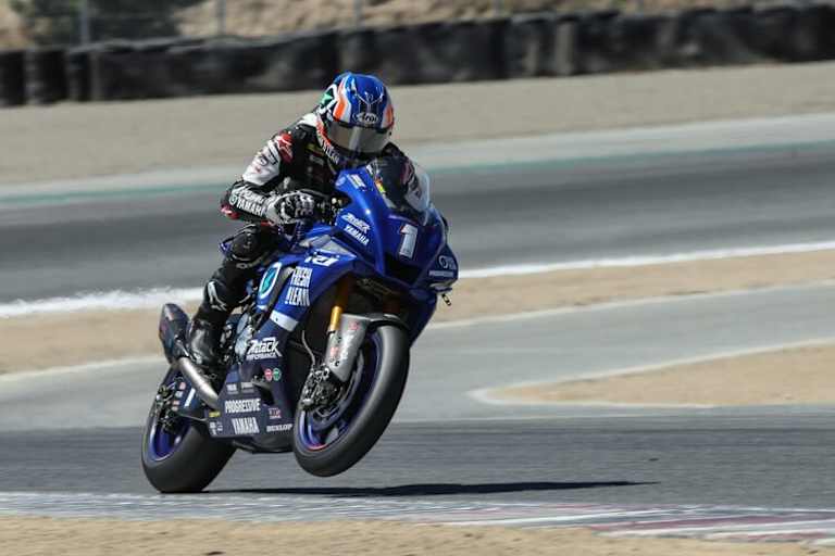 Jake Gagne übernahm in Laguna Seca die Gesamtführung der US-Superbikes