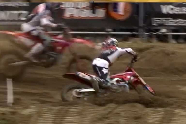 Tim Gajser stürzte im ersten Lauf