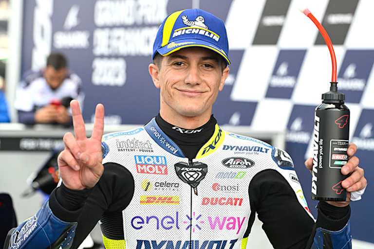 Hector Garzo, der in der MotoE-WM für Dynavolt fährt