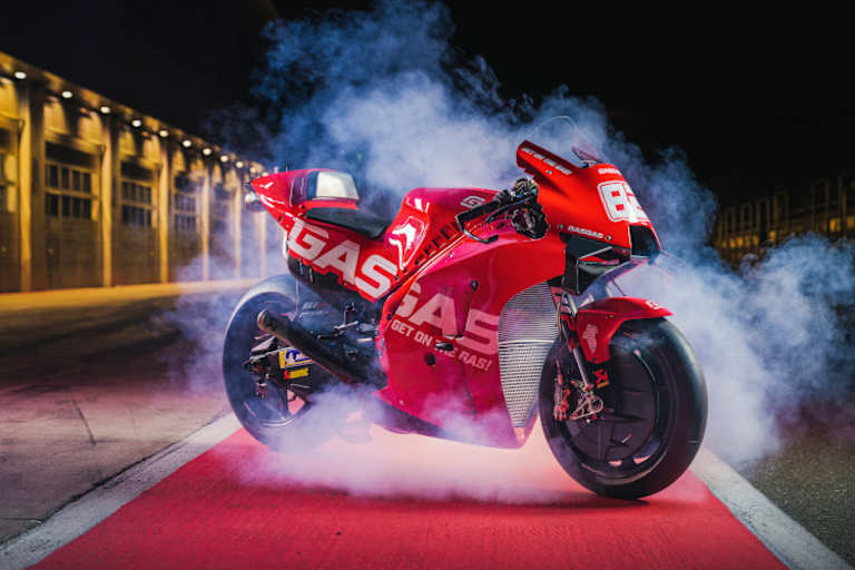 So sieht die MotoGP-Maschine im GASGAS-Branding aus