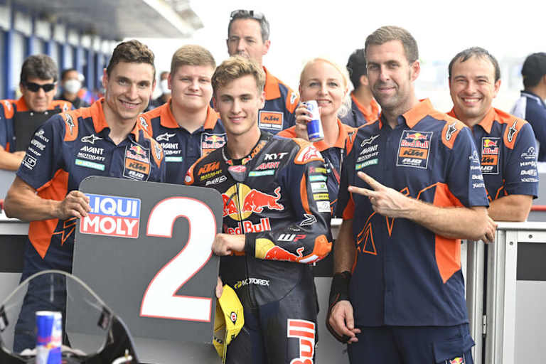 Im Zeittraining für Jaume Masia auf Platz 2