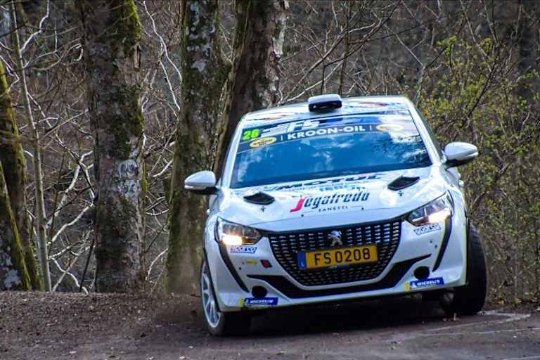 Marijan Griebel bei der South Belgian Rally