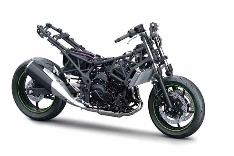 Zwei Antriebssysteme zwischen zwei Rädern: Kawasaki Ninja 7 Hybrid