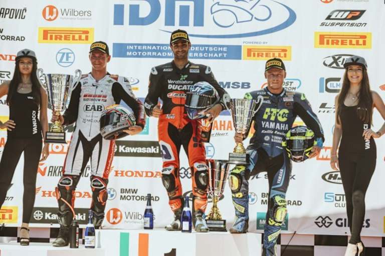 Die WM-Gaststarter waren auf dem Podium unter sich