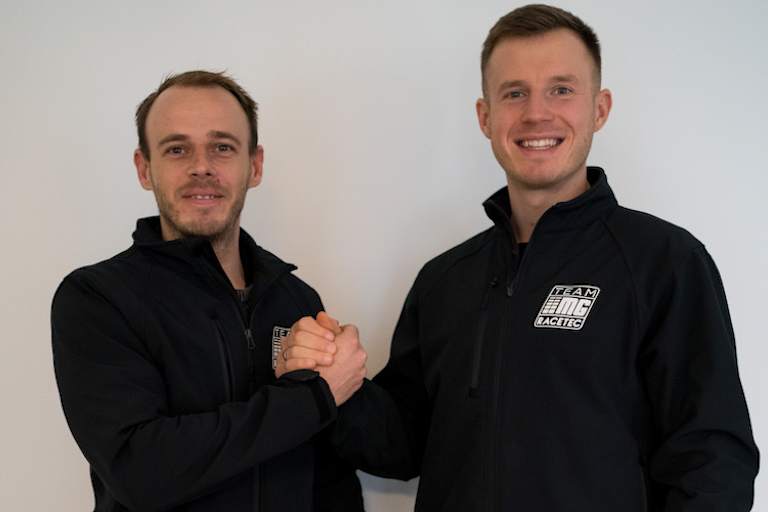 MG RaceTec Teamchef Steven May und Leon Franz
