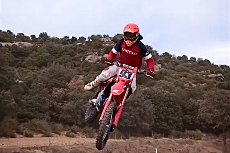 Motocross-Einheiten zur Saisonvorbereitung: Marc Márquez