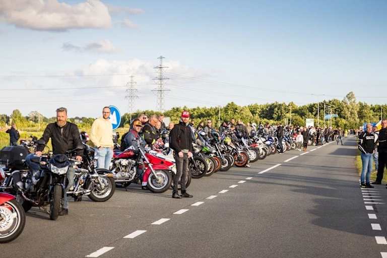 Auch sehr viele Biker schauten zu
