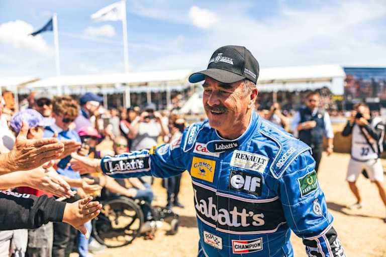 Der GP-Veteran genoss das Bad in der Menge