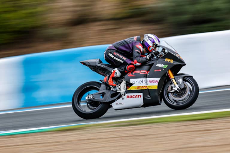 Mattia Casadei am Dienstagvormittag