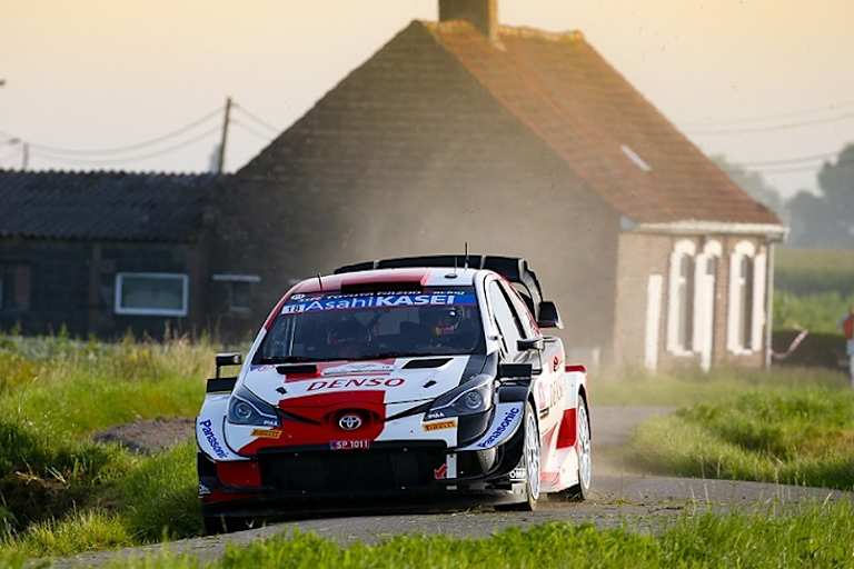 Takamoto Katsuta bei der Rallye Ypern